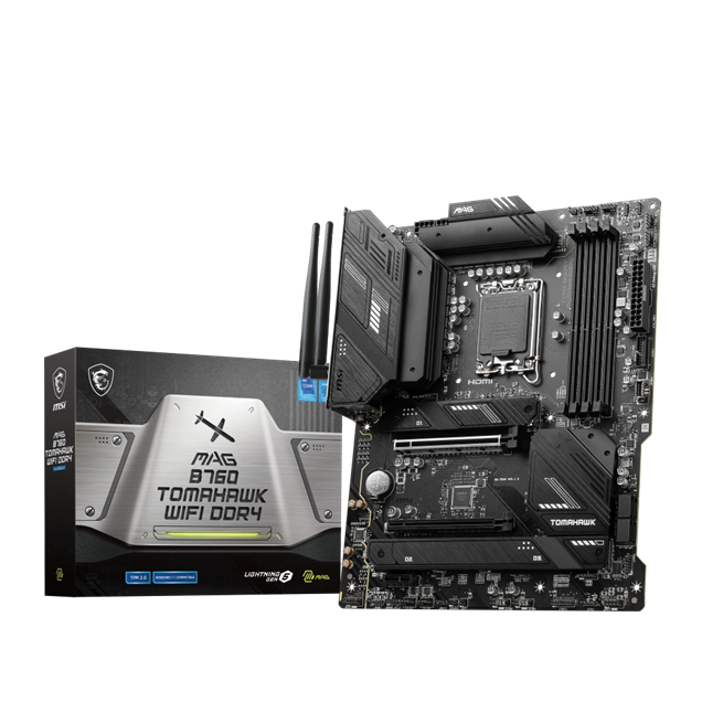 MSI MAG B760 TOMAHAWK WIFI ATX Motherboard for Intel LGA1700 CPUs